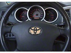Steering Wheel Emblem Inserts; Quicksand Tan (05-15 Tacoma)