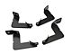 RedRock 4-Inch Oval Bent End Side Step Bars; Black (05-23 Tacoma Access Cab)