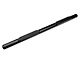 RedRock 4-Inch Oval Straight End Side Step Bars; Black (05-23 Tacoma Double Cab)