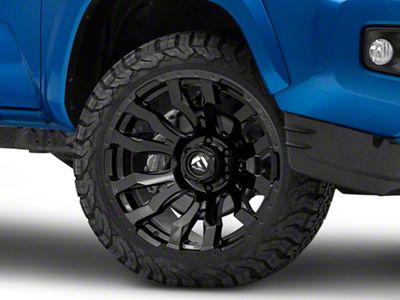 Fuel Wheels Blitz Gloss Black 6-Lug Wheel; 20x10; -18mm Offset (16-23 Tacoma)