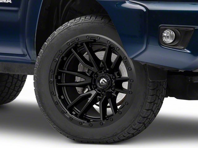 Fuel Wheels Rebel Matte Black 6-Lug Wheel; 20x10; -18mm Offset (05-15 Tacoma)