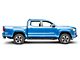 RedRock 5 Inch Oval Straight End Side Step Bars; Black (05-22 Tacoma Double Cab)
