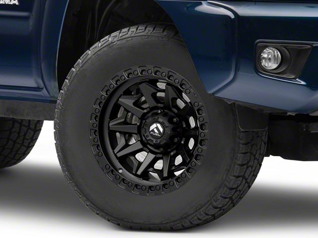 Fuel Wheels Covert Matte Black 6-Lug Wheel; 17x9; 1mm Offset (05-15 Tacoma)