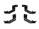 RedRock 5-Inch Oval Bent End Side Step Bars; Black (05-23 Tacoma Access Cab)