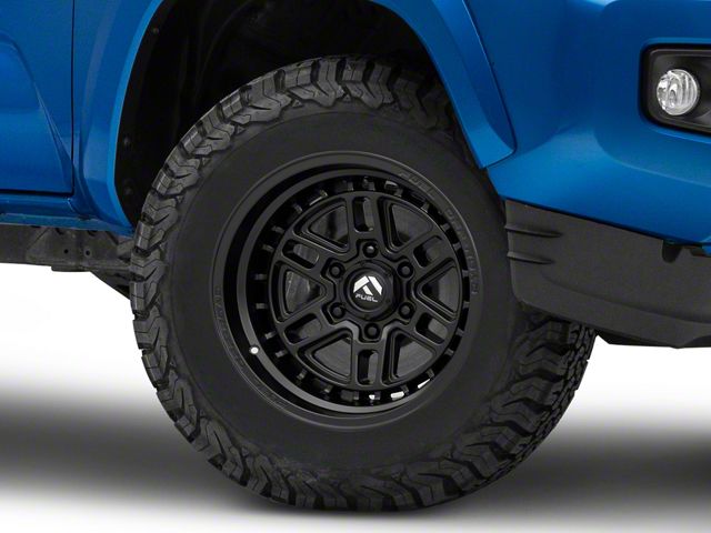 Fuel Wheels Nitro Matte Black 6-Lug Wheel; 17x9; 1mm Offset (16-23 Tacoma)