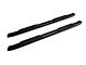 RedRock 5-Inch Oval Bent End Side Step Bars; Black (05-23 Tacoma Double Cab)