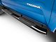 RedRock 6-Inch Oval Bent End Side Step Bars; Black (05-23 Tacoma Double Cab)