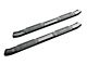 RedRock 6-Inch Oval Bent End Side Step Bars; Black (05-23 Tacoma Double Cab)