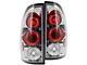 Euro Style Tail Lights; Chrome Housing; Clear Lens (05-08 Tacoma)