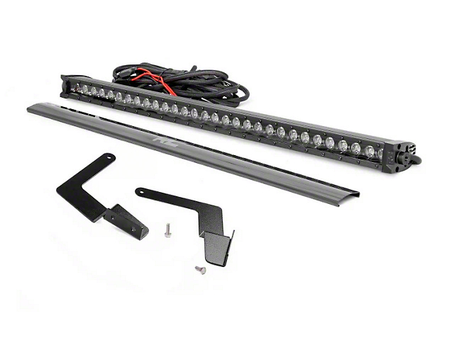Rough Country 30-Inch Black Series White DRL Cree LED Bumper Kit (16-23 Tacoma)