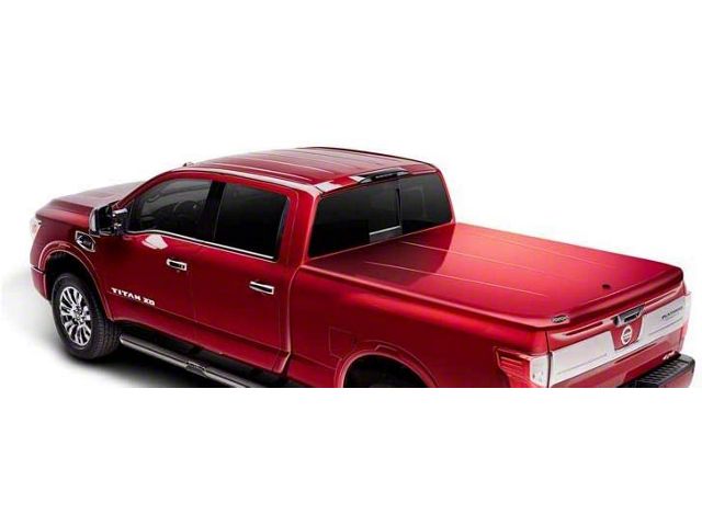 UnderCover LUX Hinged Tonneau Cover; Pre-Painted; Super White; 040 (05-15 Tacoma w/ 6-Foot Bed)