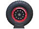 Prosport 16-Inch Simulated Beadlock Wheel Ring; Red (Universal; Some Adaptation May Be Required)
