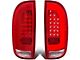 L-Bar LED Tail Lights; Chrome Housing; Red Lens (05-15 Tacoma w/ Factory Halogen Tail Lights)