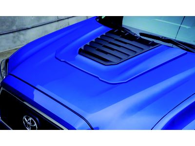 Air Design AD Style Hood Scoop; Unpainted (16-23 Tacoma w/o TRD Pro or Sport Hood)