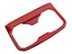 RedRock Rear Cup Holder Trim; Red (16-23 Tacoma)