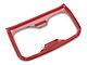RedRock Rear Cup Holder Trim; Red (16-23 Tacoma)