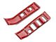 RedRock Front Switch Panel Trim; Red (16-23 Tacoma Double Cab)