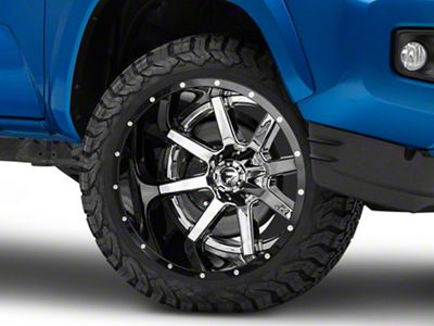 Fuel Wheels Maverick Chrome with Gloss Black Lip 6-Lug Wheel; 22x14; -70mm Offset (16-23 Tacoma)