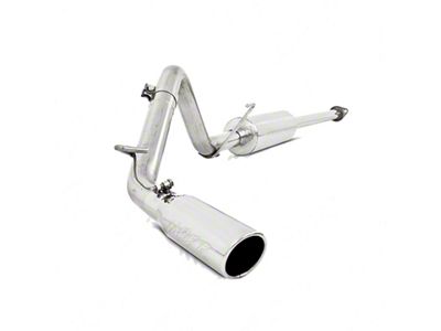 MBRP Armor Plus Single Exhaust System with Polished Tip; Side Exit (05-15 4.0L Tacoma)