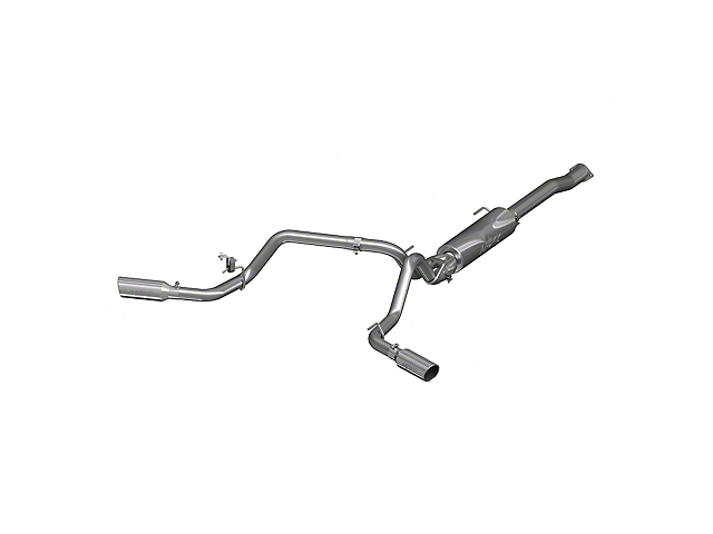 MBRP 3-Inch XP Series Dual Exhaust System with Polished Tips; Side Exit (16-22 3.5L Tacoma)