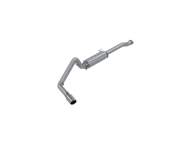 MBRP 3-Inch Installer Series Single Exhaust System with Polished Tip; Side Exit (16-22 3.5L Tacoma)