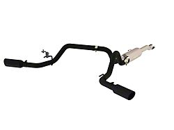 MBRP 3-Inch Black Series Dual Exhaust System; Side Exit (16-22 3.5L Tacoma)