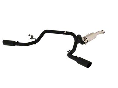 MBRP Armor BLK Dual Exhaust System; Side Exit (16-23 3.5L Tacoma)