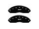MGP Brake Caliper Covers with MGP Logo; Black; Front Only (05-23 Tacoma, Excluding X-Runner)