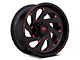 Fuel Wheels Vortex Gloss Black Red Tinted 6-Lug Wheel; 20x10; -18mm Offset (16-23 Tacoma)