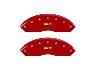 MGP Red Caliper Covers with MGP Logo; Front (05-23 Tacoma, Excluding X-Runner)