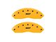 MGP Brake Caliper Covers with MGP Logo; Yellow; Front Only (05-23 Tacoma, Excluding X-Runner)