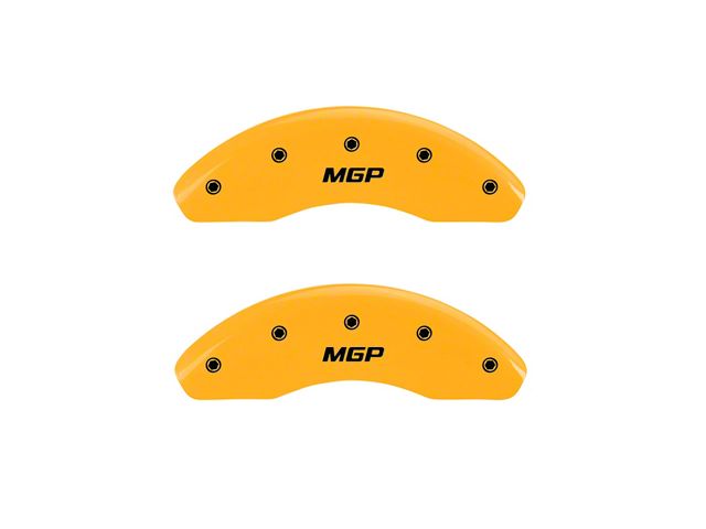 MGP Brake Caliper Covers with MGP Logo; Yellow; Front Only (05-11 Tacoma X-Runner)