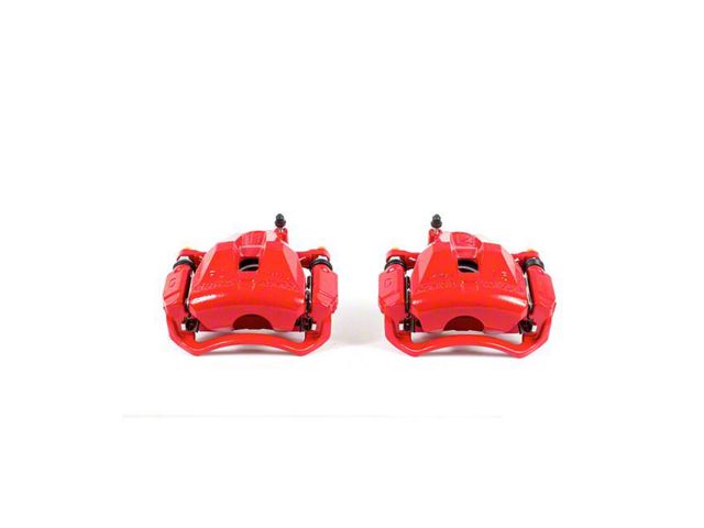 PowerStop Performance Front Brake Calipers; Red (05-23 Tacoma)