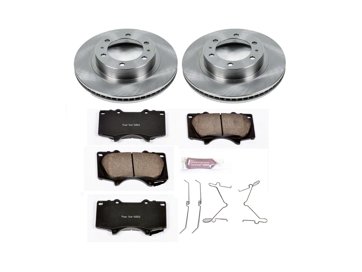 Front and Rear Ceramic Disc Brake Pads and Shoes  Fits Toyota Tacoma 6 LUG