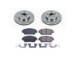 PowerStop OE Replacement 5-Lug Brake Rotor and Pad Kit; Front (05-15 Tacoma)