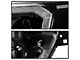 Full LED DRL Projector Headlights; Black Housing; Clear Lens (16-22 Tacoma SR, SR5)