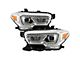 Full LED DRL Projector Headlights; Chrome Housing; Clear Lens (16-22 Tacoma TRD)