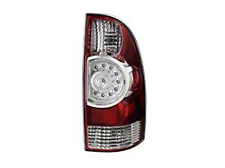 OE Style LED Tail Light; Chrome Housing; Red/Clear Lens; Passenger Side (09-15 Tacoma)