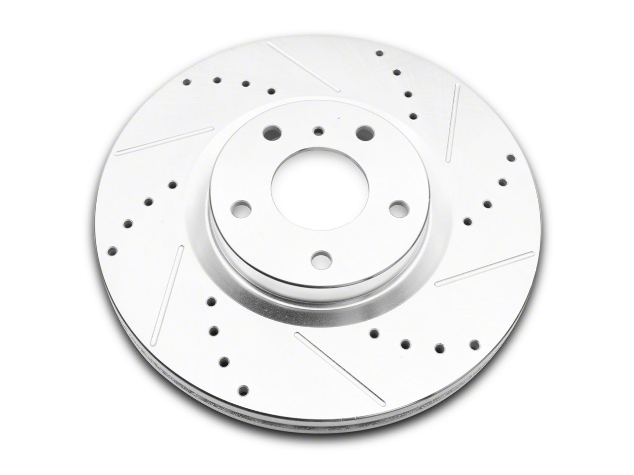 C&L Super Sport CrossDrilled and Slotted 6Lug Rotor; Front