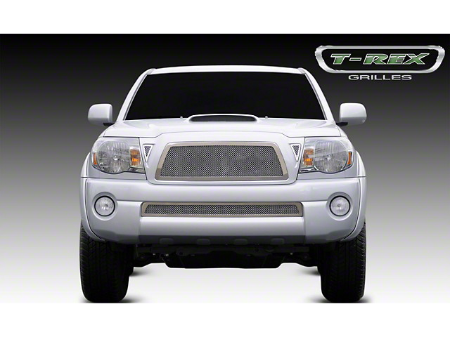 T-REX Grilles Upper Class Series Upper Grille Insert; Polished (05-10 Tacoma)