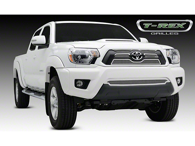 T-REX Grilles Upper Class Series Upper Overlay Grille; Polished (12-15 Tacoma)