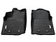 TruShield Precision Molded Front and Rear Floor Liners; Black (16-23 Tacoma Double Cab)
