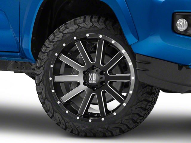 XD Heist Satin Black Milled 6-Lug Wheel; 20x10; -24mm Offset (16-23 Tacoma)