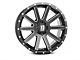 XD Heist Satin Black Milled 6-Lug Wheel; 20x9; 18mm Offset (05-15 Tacoma)