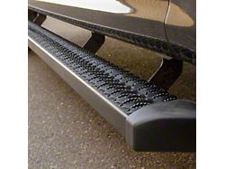 SlimGrip 5-Inch Running Boards; Textured Black (05-18 Tacoma Double Cab)