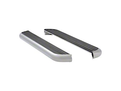 MegaStep 6.50-Inch Running Boards without Mounting Brackets; Polished Stainless (10-24 4Runner)