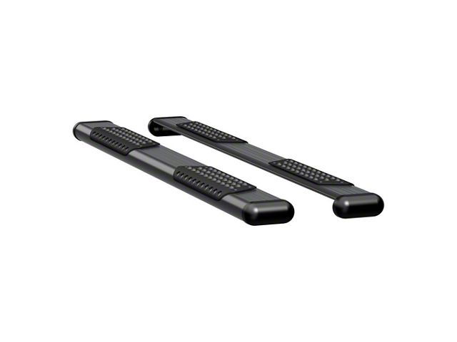 O-Mega II 6-Inch Oval Side Step Bars without Mounting Brackets; Textured Black (11-21 Jeep Grand Cherokee WK2)