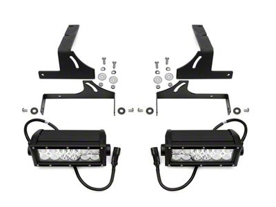 ZRoadz 6-Inch LED Light Bar Rear Bumper Mounting Brackets (16-23 Tacoma)