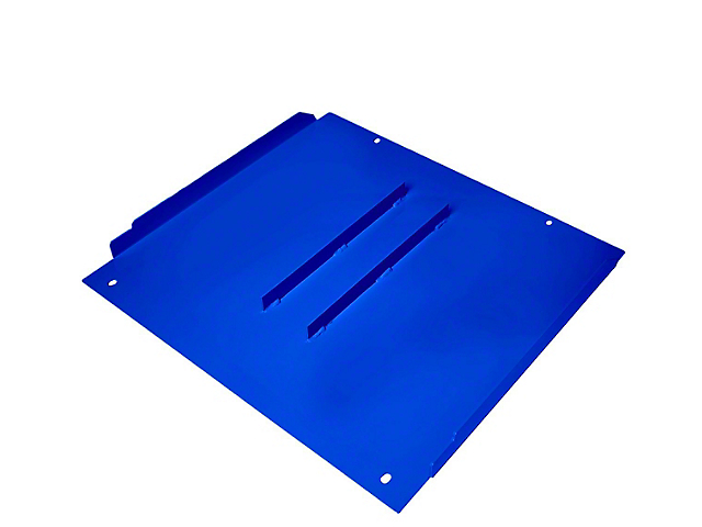 M.O.R.E. Middle Transmission Skid Plate; Dark Blue (05-22 Tacoma)