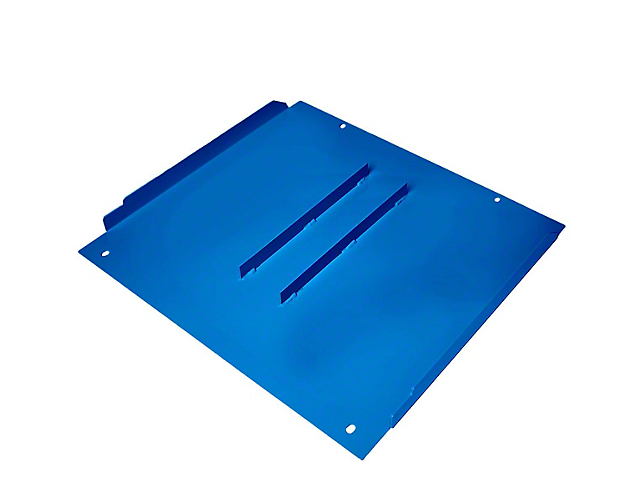 M.O.R.E. Middle Transmission Skid Plate; Light Blue Gloss (05-22 Tacoma)